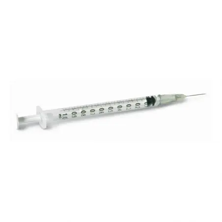 Seringue à insuline avec aiguille 1ml boîte 100 pièces