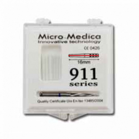 Pivoti "911 Red Point" din fibra de cuart - set 10 pivoti+freza