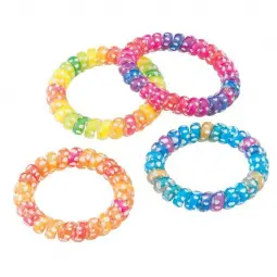 Bracelet en spirale coloré