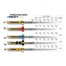ProTaper Next Maillefer rotary needles set of 3 needles