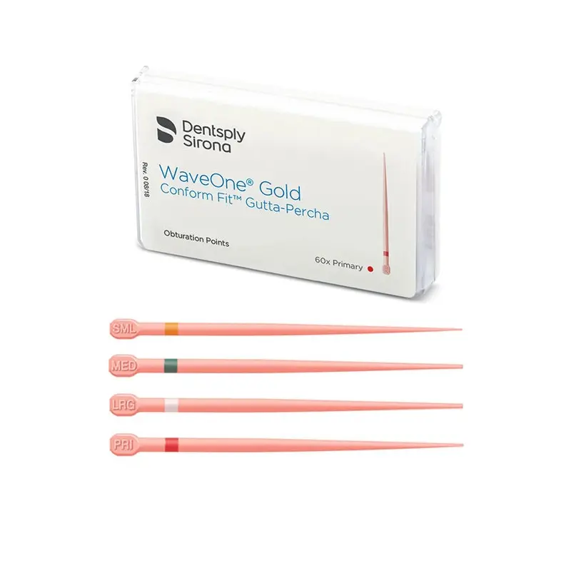 Cônes en gutta-percha WaveOne Gold Maillefer 60pièces/boîte Cônes en gutta-percha WaveOne Gold Maillefer 60pièces/boîte