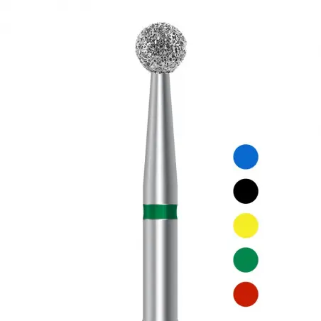 Freze diamantate D801 globulare (set 5 freze)