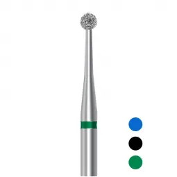 Freze diamantate D801L globulare gat lung (set 5 freze)