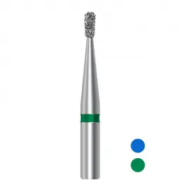 D822 diamond-studded pear shaped burs (set of 5 burs)