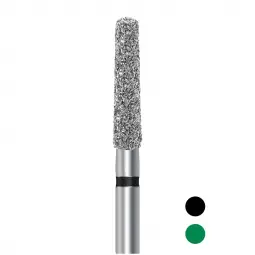 D847KR diamond-studded burs with a straight taper (set of 5 burs)