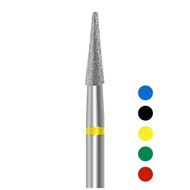 Freze diamantate D852 conice, varf ac (set 5 freze) Freze diamantate D852 conice, varf ac (set 5 freze)