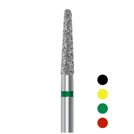 Fraises diamantées D856 à conicité arrondie (set 5 fraises)