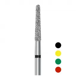 D856L diamond-studded round tapered burs (set 5 burs)