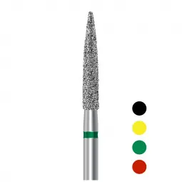 D863 flame diamond-studded burs (set of 5 burs)