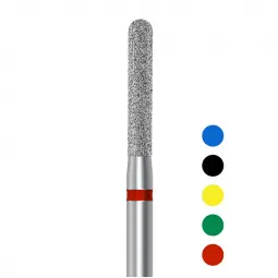 Freze diamantate D881 cilindru rotunjit (set 5 freze)