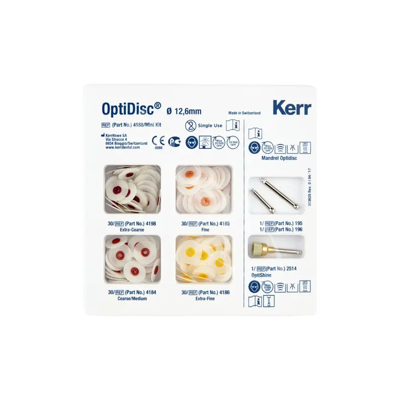 Optidisc Mini Kit Kerr 12.6mm 120 discuri Optidisc Mini Kit Kerr 12.6mm 120 discuri