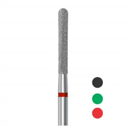 D882 round cylinder diamond-studded burs (set 5 burs)
