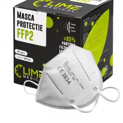 KN95 FFP2 valveless breathing mask LimeMedical (20 pcs/box)