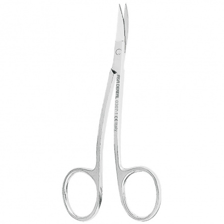 Foarfeca gingie curba La Grange, o lama zimtata 10,5cm AsaDental
