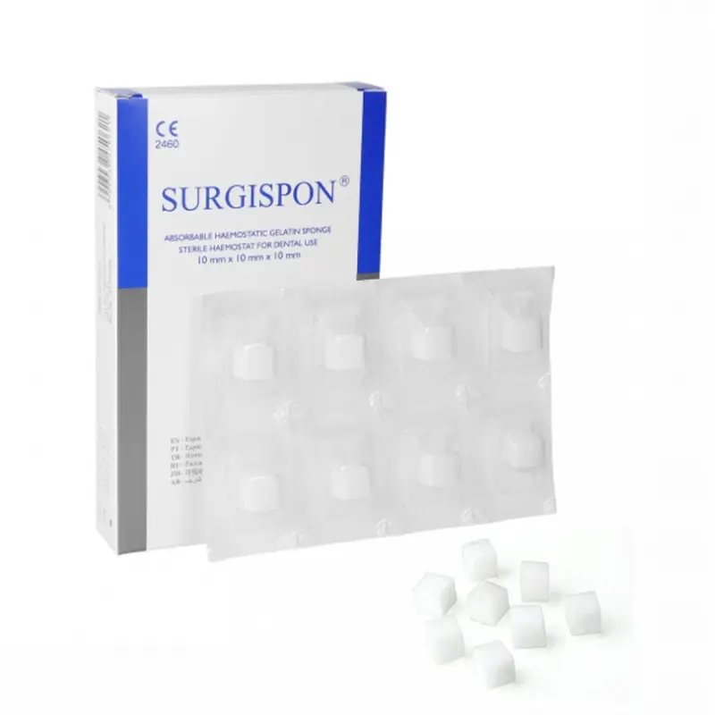 Eponges hémostatiques SURGISPON (set 32 pièces) Eponges hémostatiques SURGISPON (set 32 pièces)