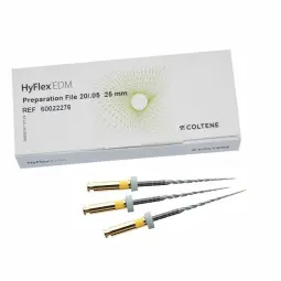 HyFlex EDM Preparation File 20.05 25mm Coltene rotary needles set of 3 needles