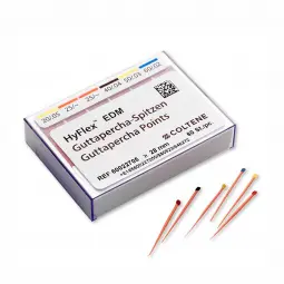 Cônes gutta-percha HyFlex EDM Coltene 60 pièces/boîte