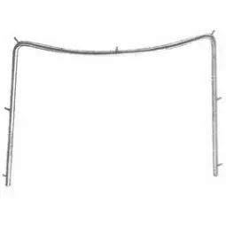Dental dam frame for adults