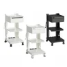 Astra Trolley mobile shelving unit with 2 shelves and drawer