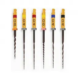 Aiguilles rotatives HyFlex CM Sequence 25mm Coltene set de 6 aiguilles