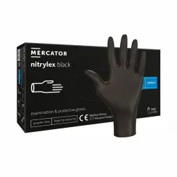 Manusi nitril nepudrate Nitrylex albastre