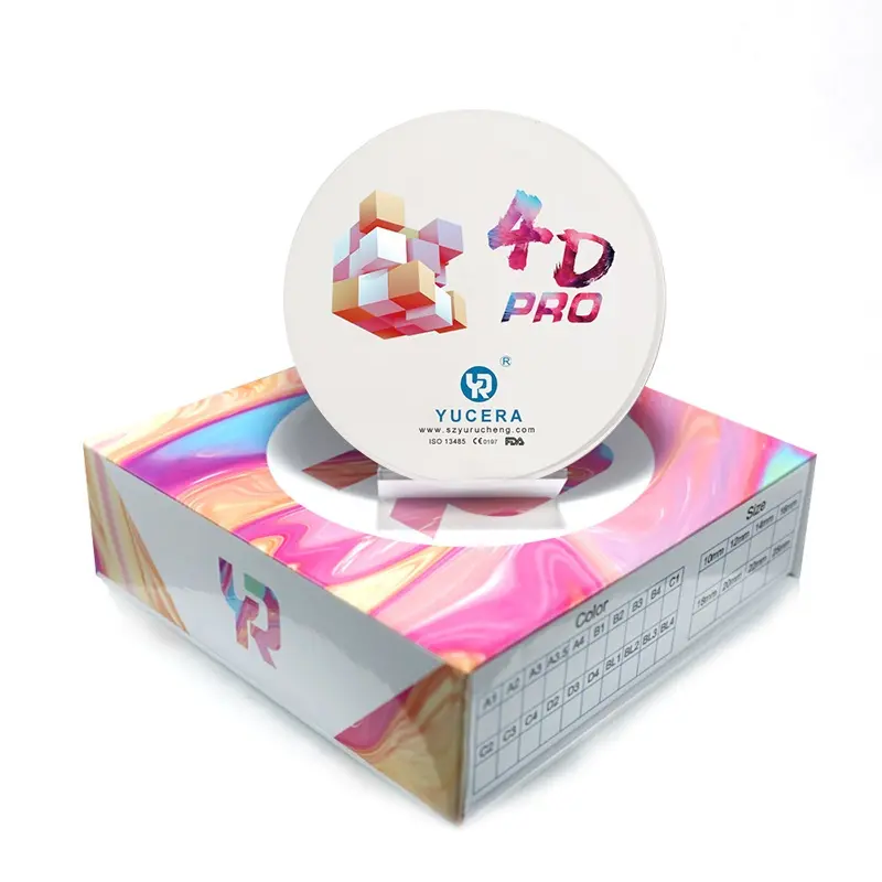 Yucera 4D PRO Multilayer Zirconia Disk 16mm Yucera 4D PRO Multilayer Zirconia Disk 16mm