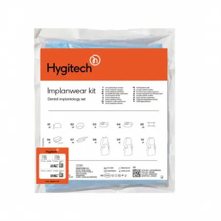 Kit stérile chirurgical Implanwear Hygitech 28 composants