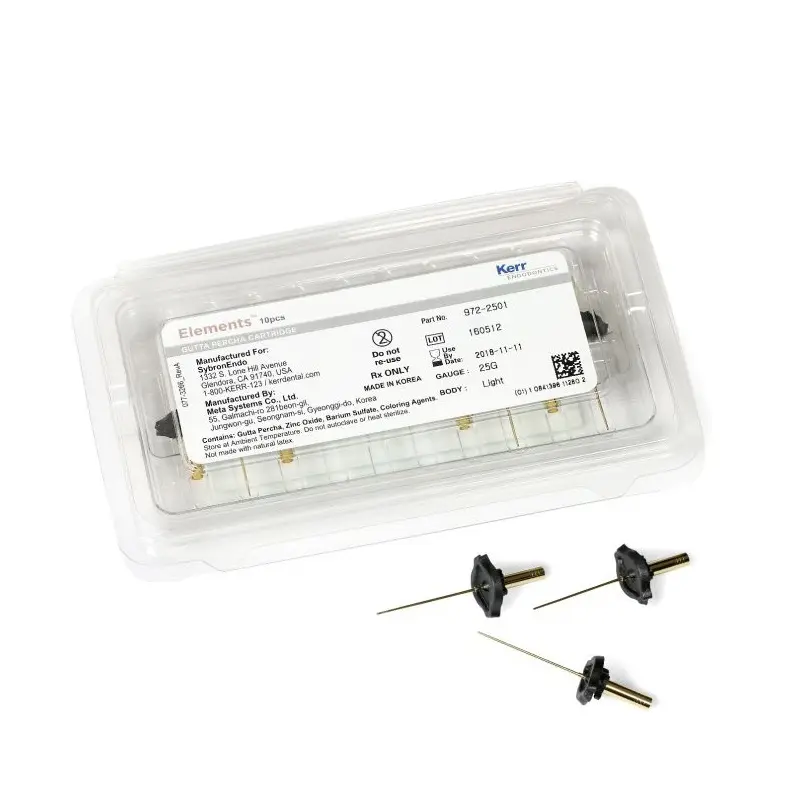 Gutta-percha cartridges EOU/EF golden (10 pieces/set) Gutta-percha cartridges EOU/EF golden (10 pieces/set)