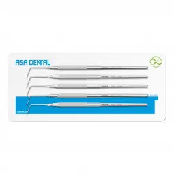no.6 set 5 pcs AsaDental straight dental probes