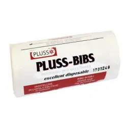 Pluss 50x80cm single-use bib roll