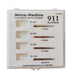 Pivots "911 Conic" en fibre de quartz - set combiné