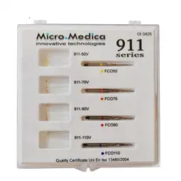 Pivots "911 Conic" en fibre de quartz - set combiné