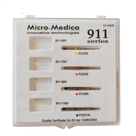 Pivots "911 Conic" en fibre de quartz - set combiné