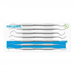 Curettes Gracey Leonardo ML set 7 pcs AsaDental