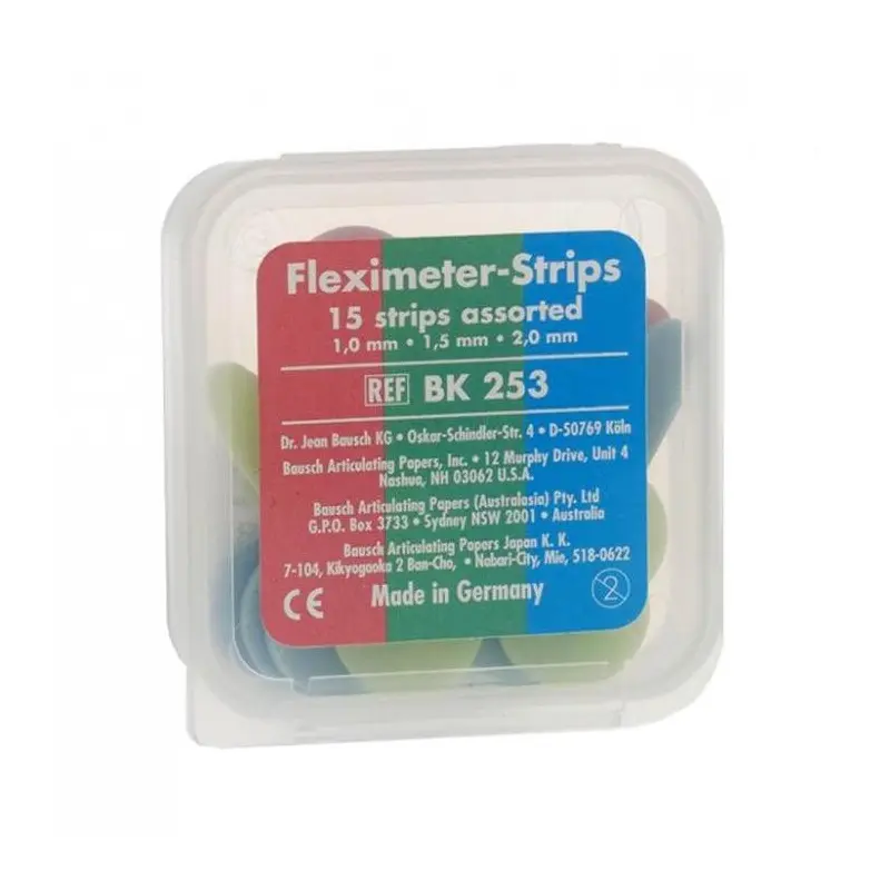 Fleximeter strips set 15 pieces BK253 Fleximeter strips set 15 pieces BK253