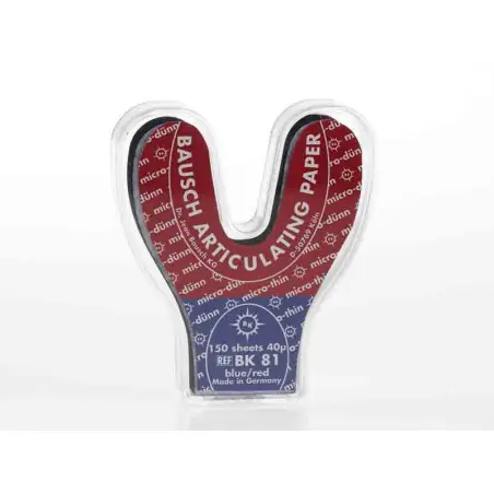 40µ Horseshoe articulating paper BK81 150 strips