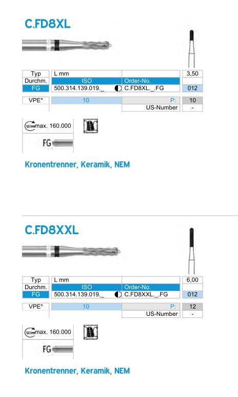 frank-dental-fd8xl-fd8xxl-freza-coroane-dentara-terradent