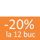 12 buc cu 20% discount