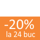 24 buc cu 20% discount