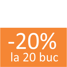 20 buc cu 20% disc