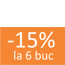6 buc cu 15% discount